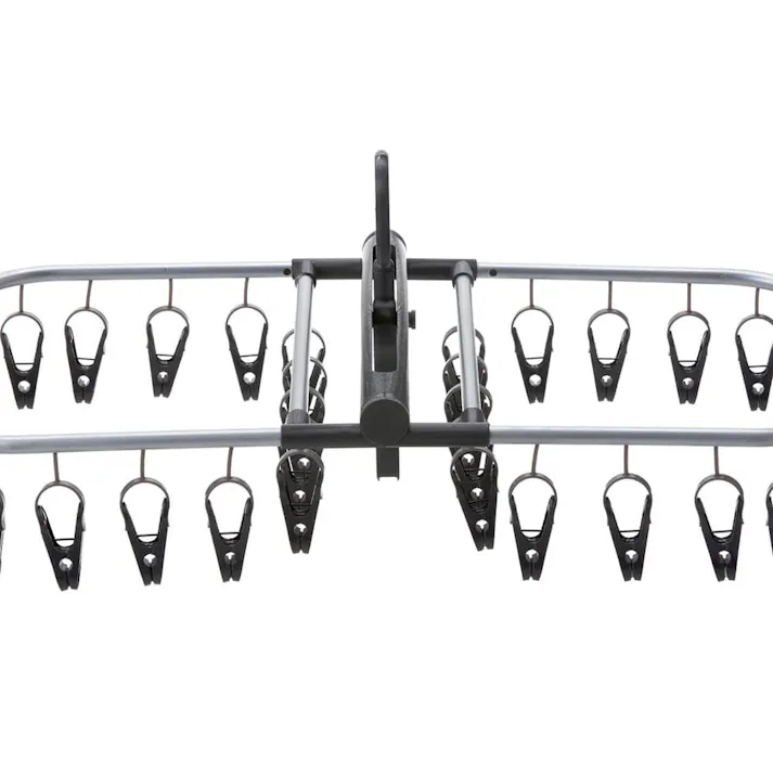 インテリア洗濯ハンガー グレー 40ピンチ