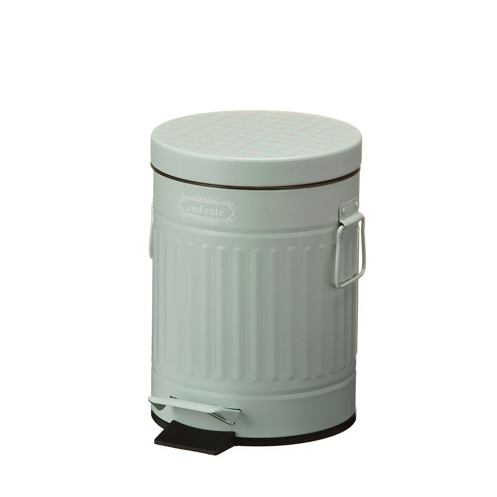 ペダルペール 丸型 5L グリーン | ゴミ箱・分類容器 | ホームセンター
