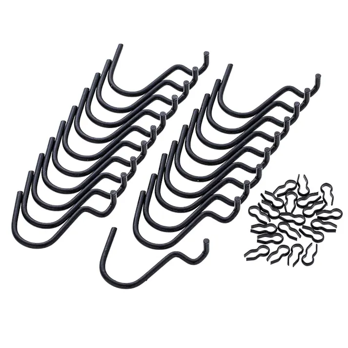 カインズ Kumimoku デザインボード U型フック 20個入り ブラック