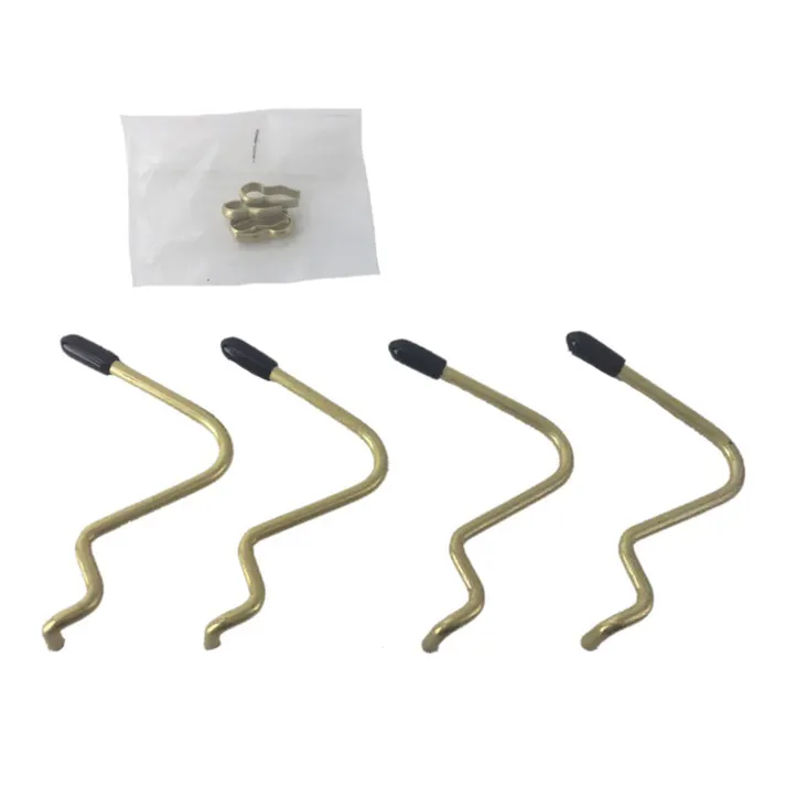 カインズ Kumimoku デザインボード L型フック 4個入り ゴールド