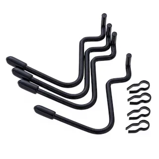 カインズ Kumimoku デザインボード L型フック 4個入り ブラック