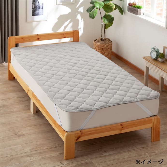 丸洗い出来る抗菌防臭・消臭ベッドパッド ダブル 140×200cm(販売終了)