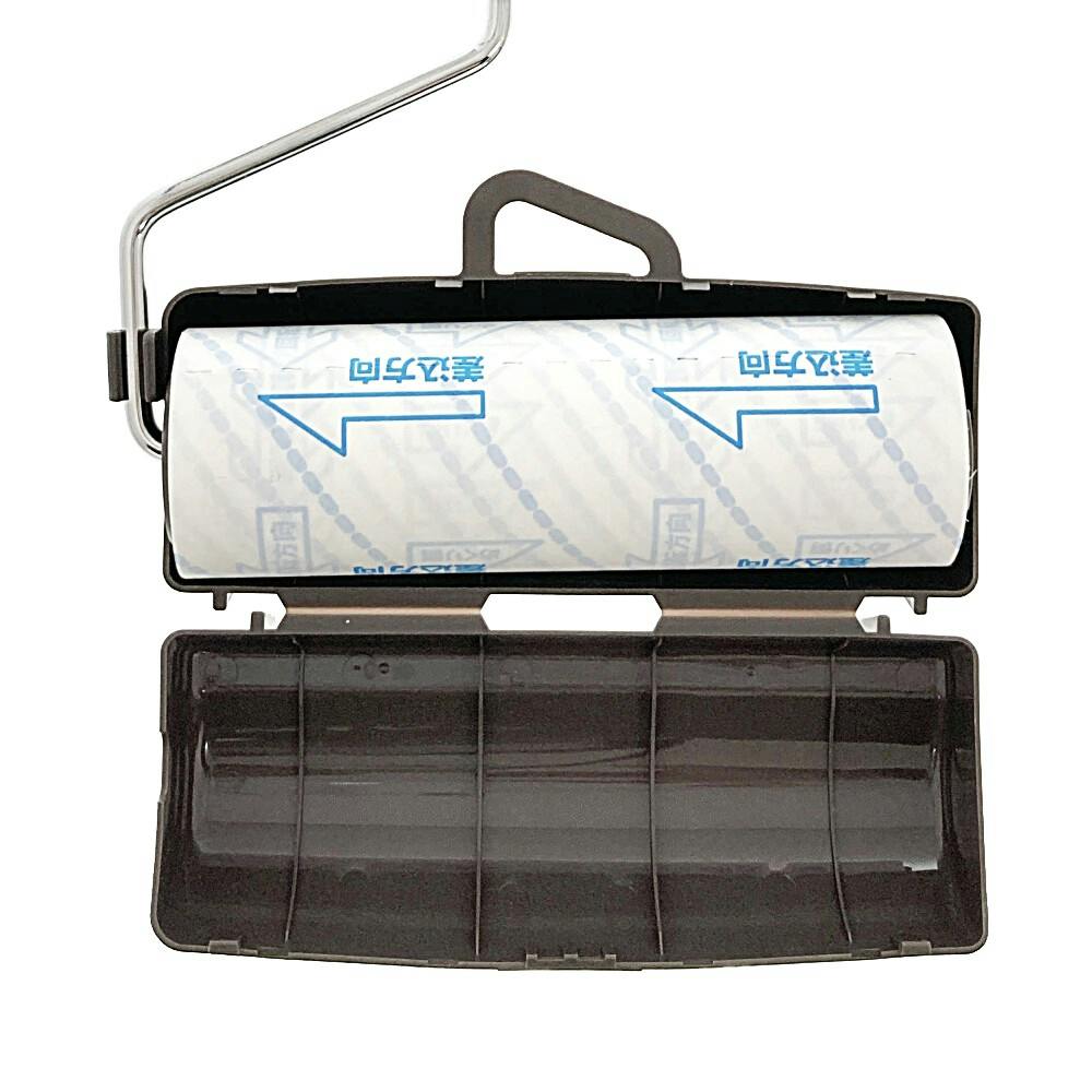 アルミ伸縮カーペットクリーナー 90周巻 ブラウン | 室内掃除 通販