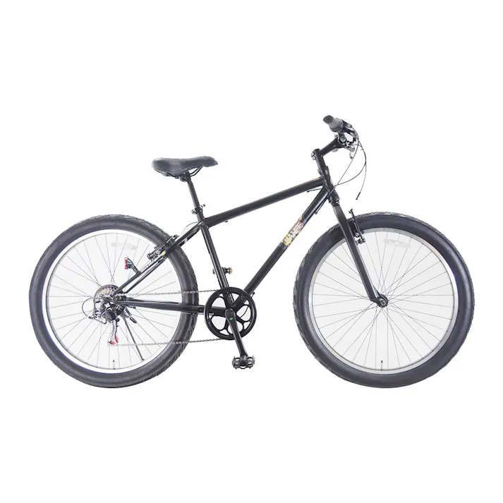 【自転車】ファットバイク バンフ BANFF 26インチ 外装6段 ブラック(販売終了)