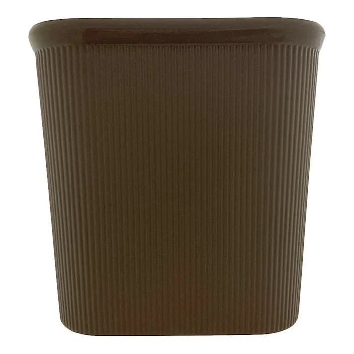 楕円型ダストボックス 8.5L ブラウン