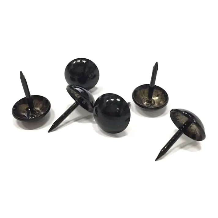 カインズ Kumimoku 太鼓鋲 黒 13mm×19mm 6入