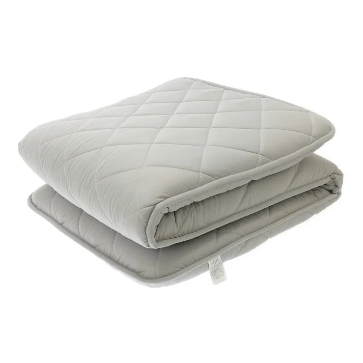 へたりに強い5層ロングフロアクッション 中材 ライトグレー 65×180cm