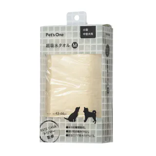 ペット用超吸水タオル M 43×66cm