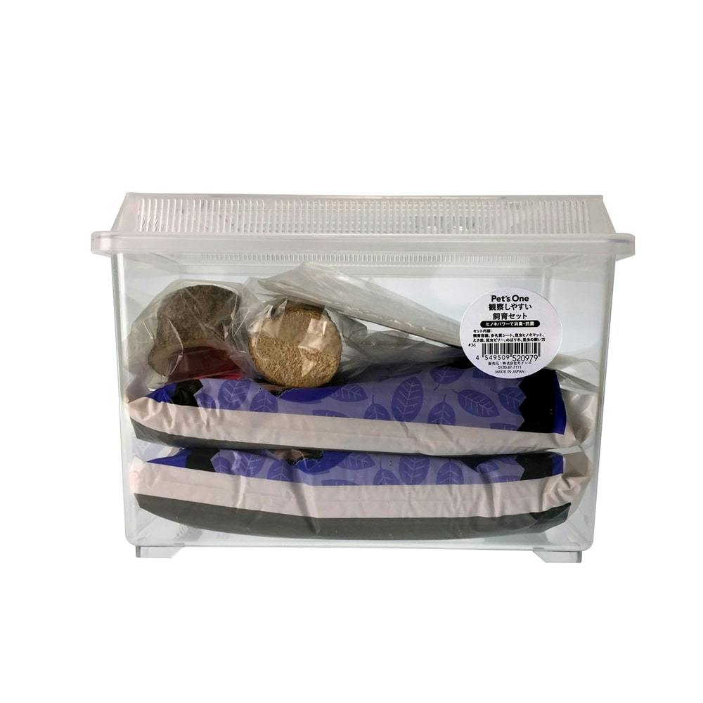 専用　エコネコ6枚セット Pet'sOne 観察しやすい飼育セット コバエ進入抑制タイプ(販売