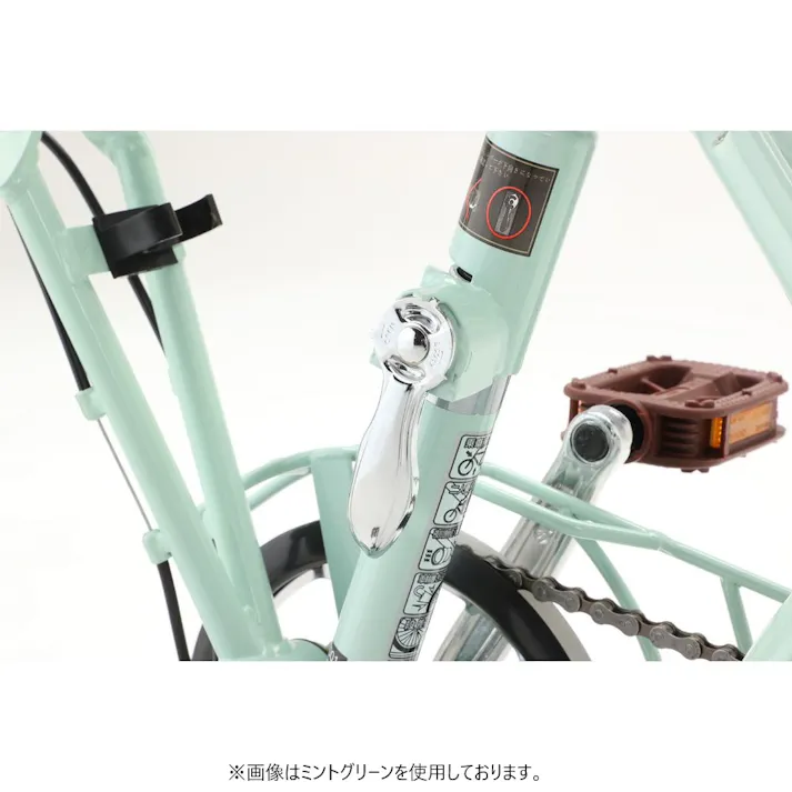 【自転車】折りたたみ自転車 スライク SLIKE 18インチ 外装6段 ダークブラウン
