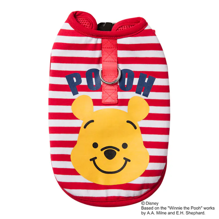 ディズニー ウェアハーネス くまのプーさん レッドボーダー S