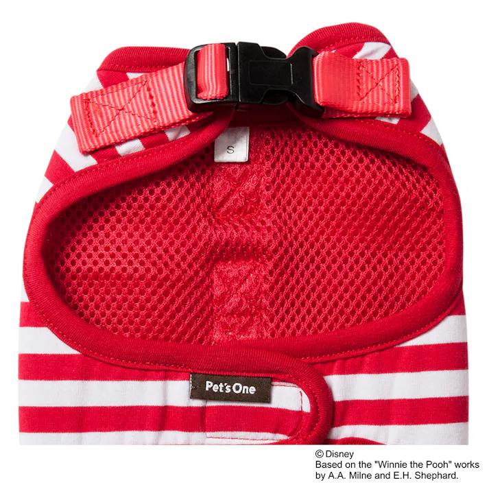 ディズニー ウェアハーネス くまのプーさん レッドボーダー S