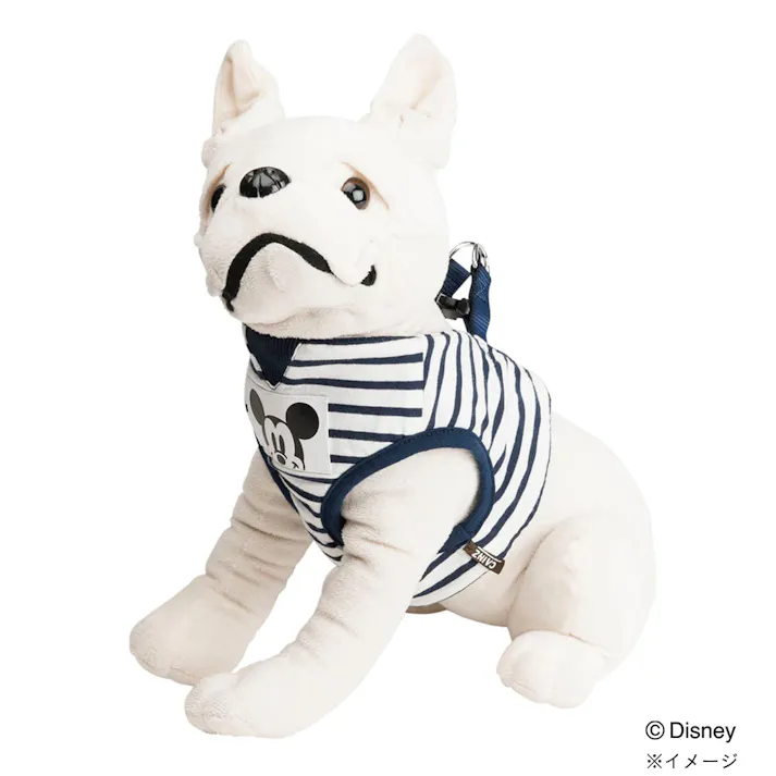 ディズニーソフトハーネス S ミッキー ネイビーボーダー