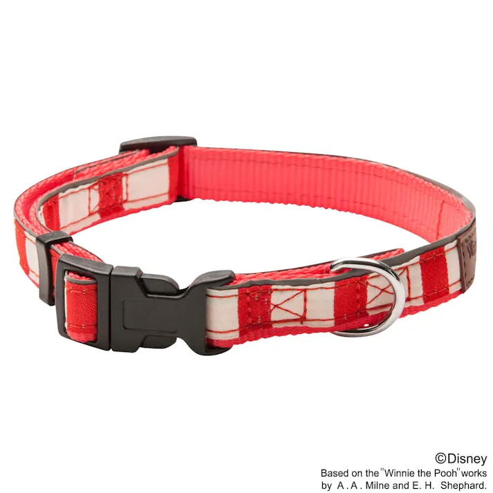 ディズニー 首輪 くまのプーさん レッドボーダー SS