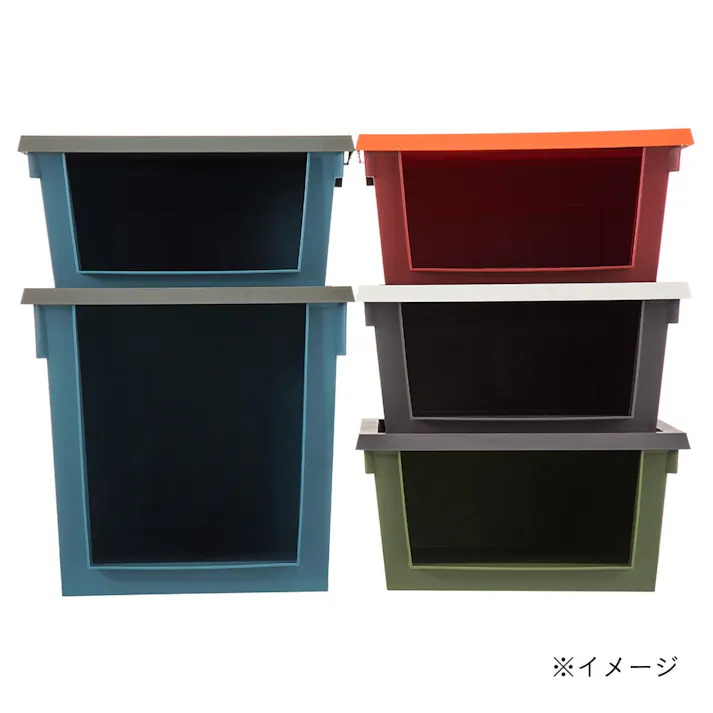 Kumimoku ツールラック 浅型 グレー 幅39cm 奥行31cm 高さ18cm