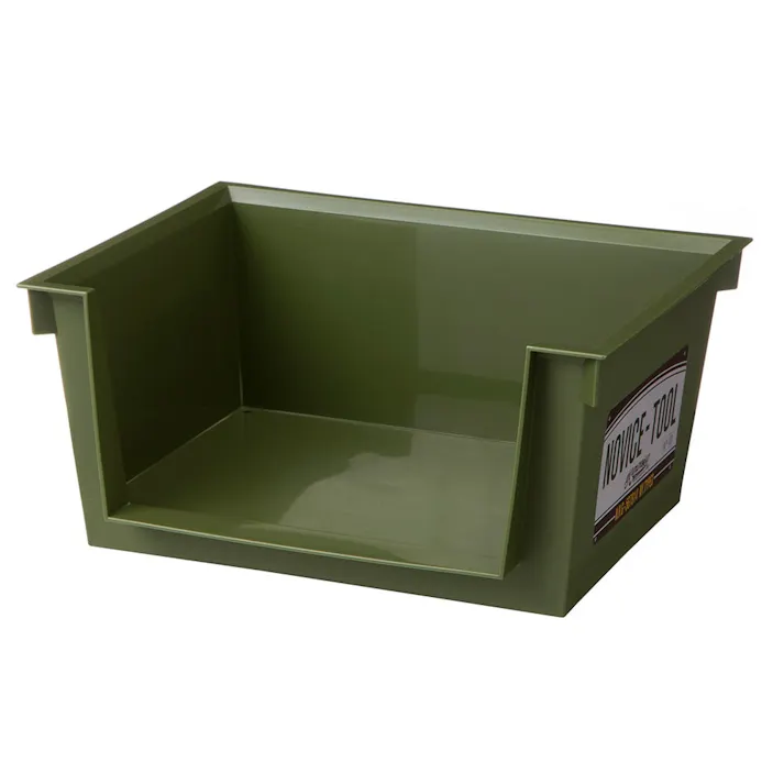 Kumimoku ツールラック 浅型 グリーン 幅39cm 奥行31cm 高さ18cm
