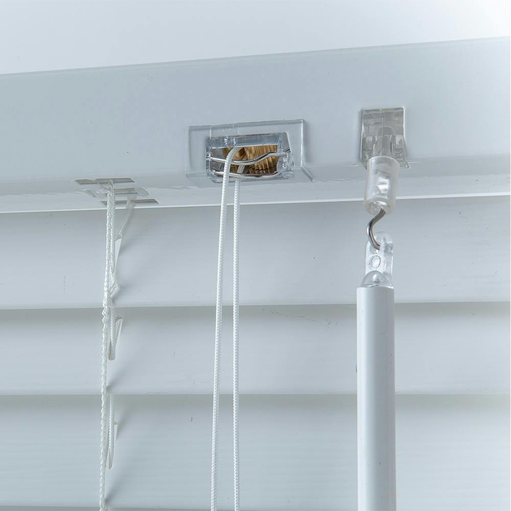 羽根が割れにくい木目調ブラインド ホワイト 幅88×高さ183cm(販売終了