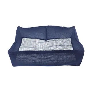 そのまま洗濯できる衣類バッグ L ブルー