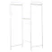 木目調 室内物干し 屏風型 ホワイト