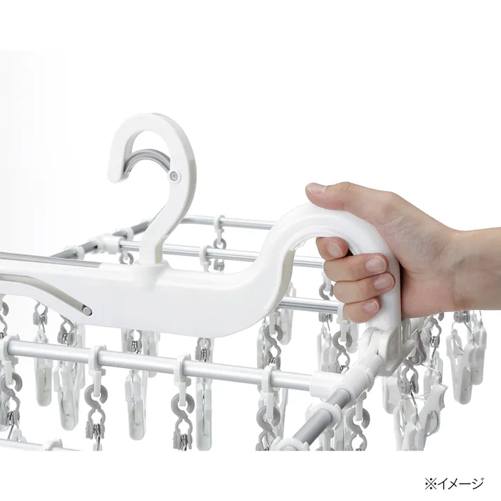 楽カケ アルミ大型洗濯ハンガー 48ピンチ R-48