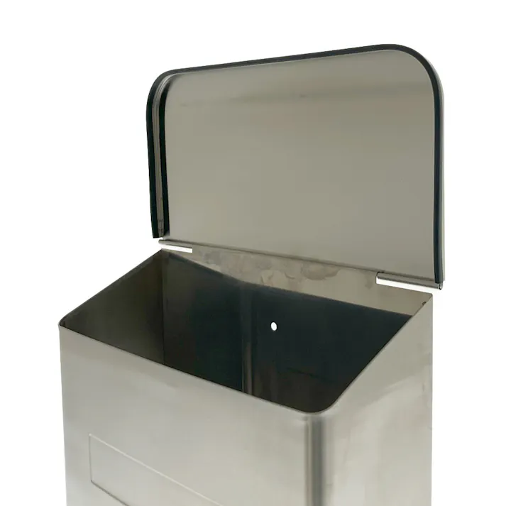 ステンレスポスト タテ型 中 シルバー CG-201 郵便ポスト 幅25cm 高さ33.5cm 奥行11.5cm