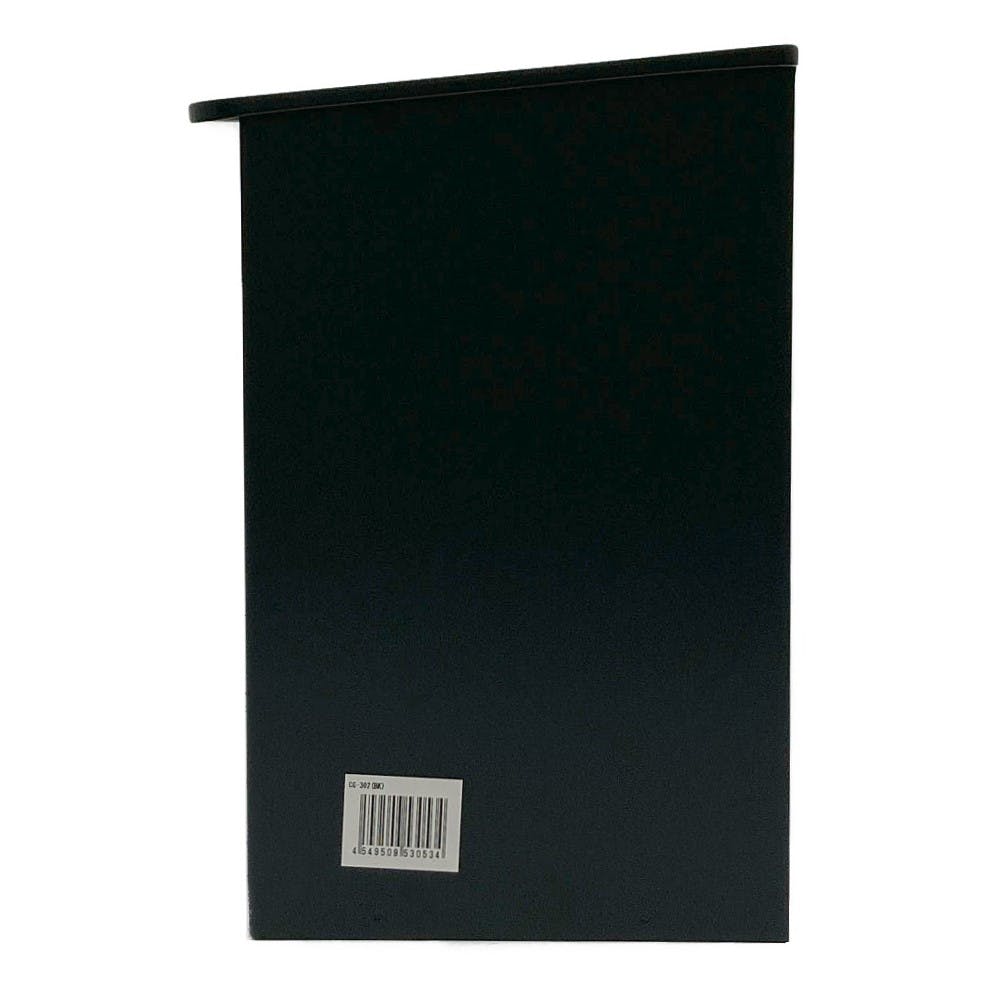 スチールポスト 屋根型 ブラック CG-302BK 郵便ポスト 幅36cm 高