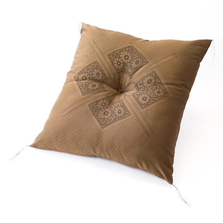 フクレ 大判座布団 ブラウン 59×63cm