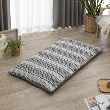 ロングフロアクッションカバー エレメント ブラック 68×120cm(販売終了)