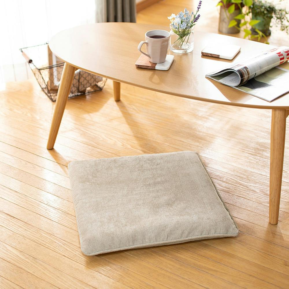 クッションカバー エデルシャイン ベージュ 45×45cm※カバーのみ