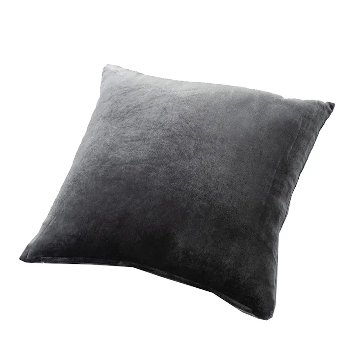クッションカバー エデルベルベット グレー 43×43cm※カバーのみ