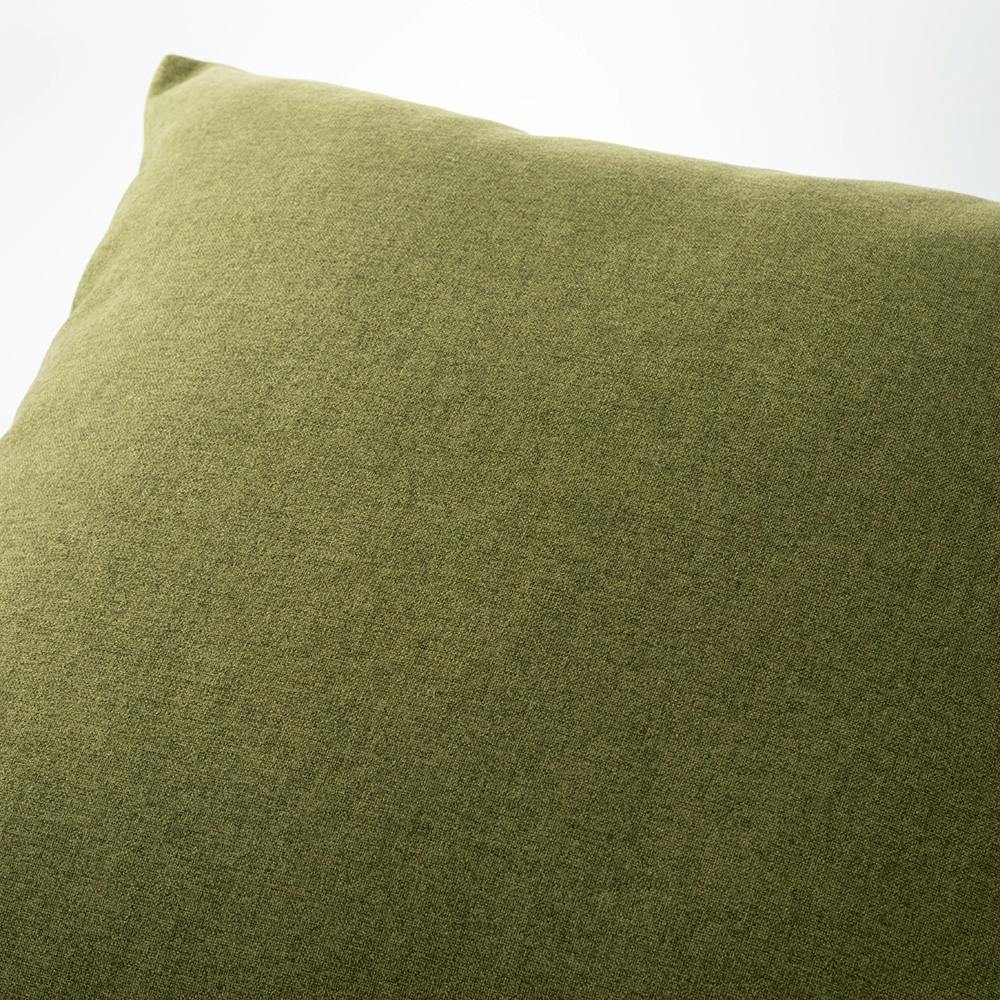 クッションカバー スムース グリーン 45×45cm※カバーのみ (販売終了