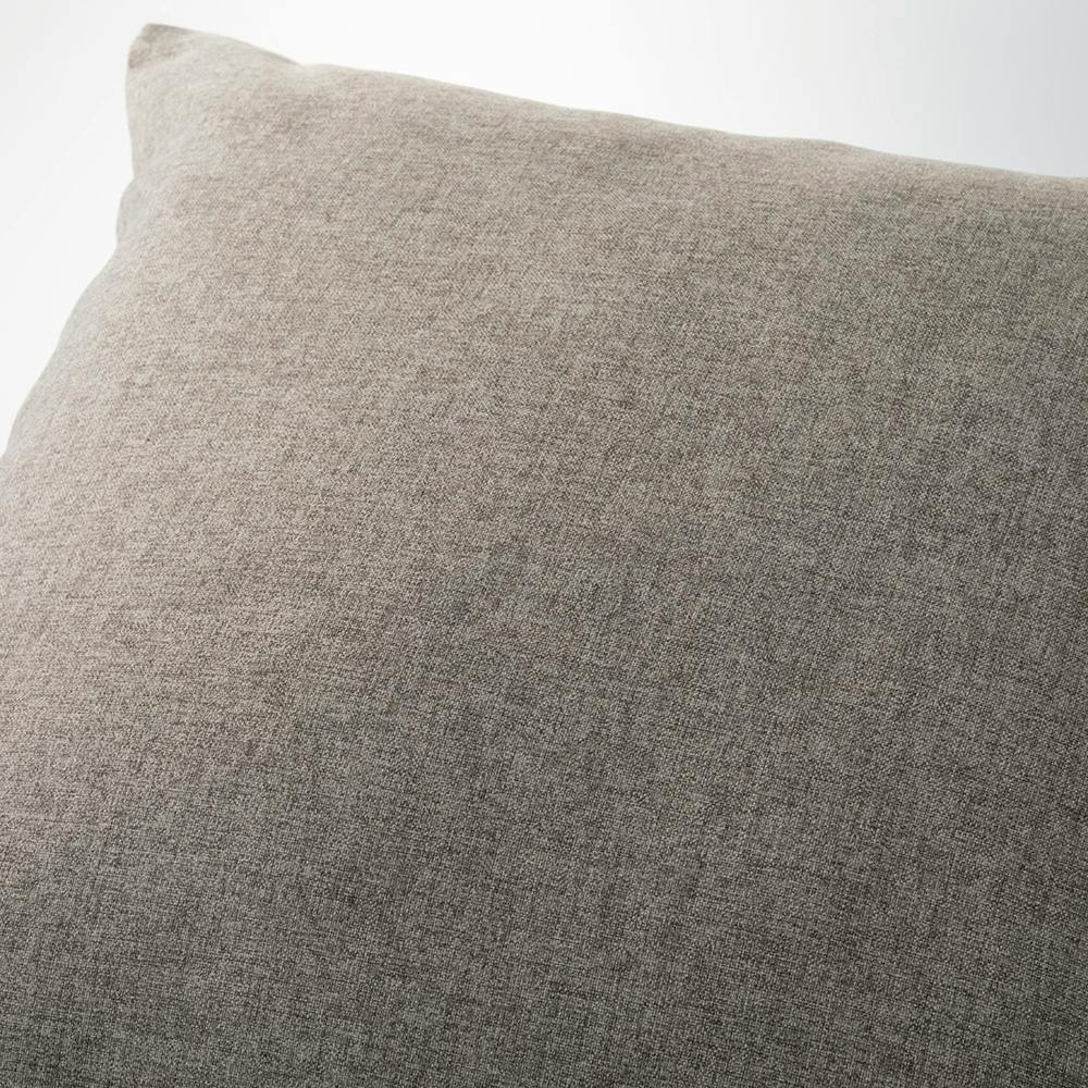 クッションカバー スムース グレー 45×45cm※カバーのみ (販売終了