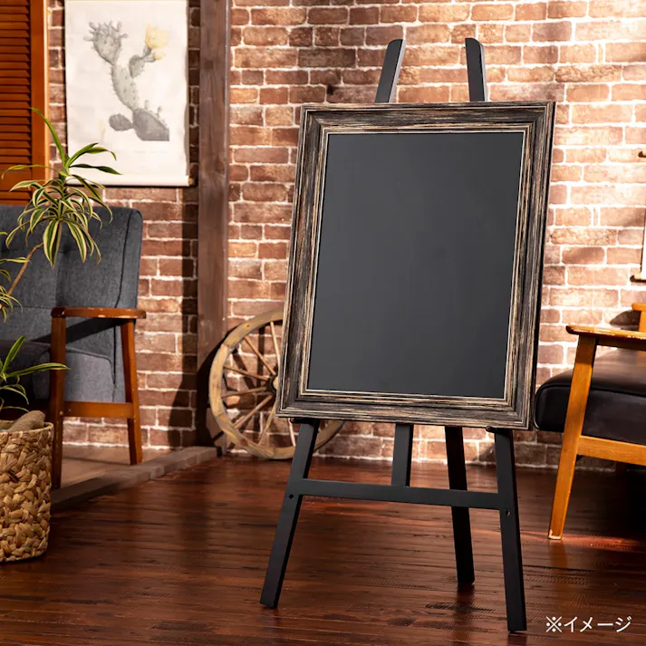 木製イーゼル ブラウン