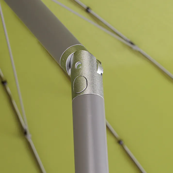 カインズ 多骨パラソル チルト式 ハンドル付 ライトグリーン 2.5m(販売終了)