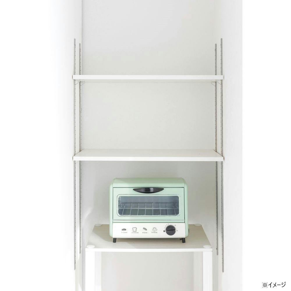 Kumimoku ステンレス棚柱 SUS430 長さ 936mm | ねじ・くぎ・針金・建築