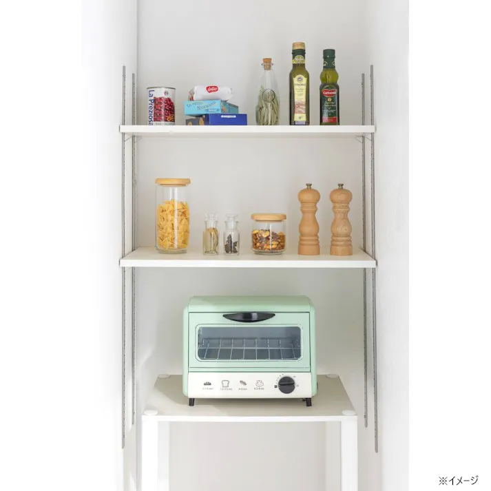 Kumimoku ステンレス棚柱 SUS430 長さ1599mm