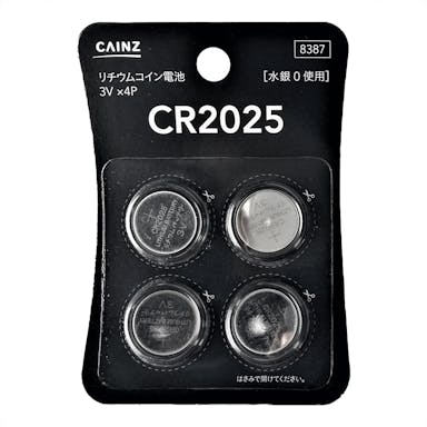 カインズ リチウムコイン電池 CR2025 4P(販売終了)