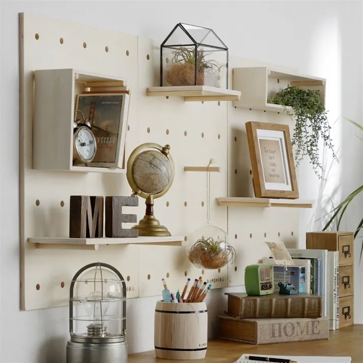 Kumimoku ウッド有孔ボード 27×45cm