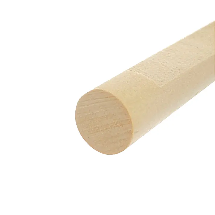 Kumimoku ウッド有孔ボード用 丸棒 平 113mm 4本入