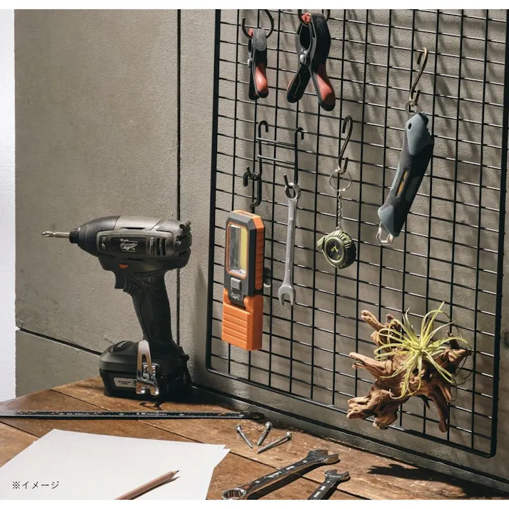 Kumimoku デザインメッシュネット スクエア マットブラック 45×60cm