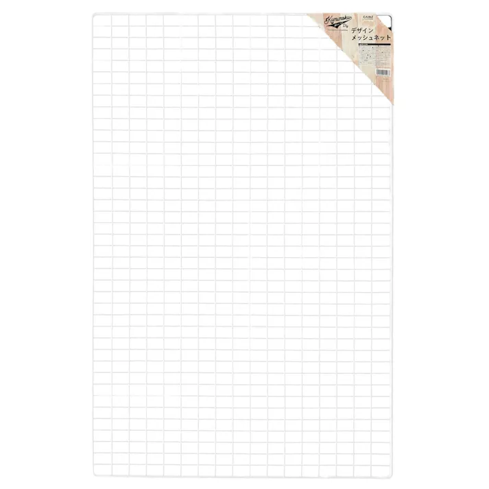 Kumimoku デザインメッシュネット スクエア マットホワイト 60×90cm
