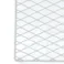 Kumimoku デザインメッシュネット ダイヤ マットホワイト 60×90cm