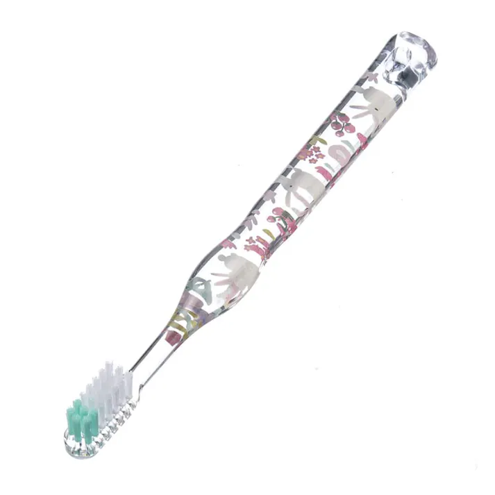 カインズ デザインハブラシ ふつう キッズ用 パステルうさぎ