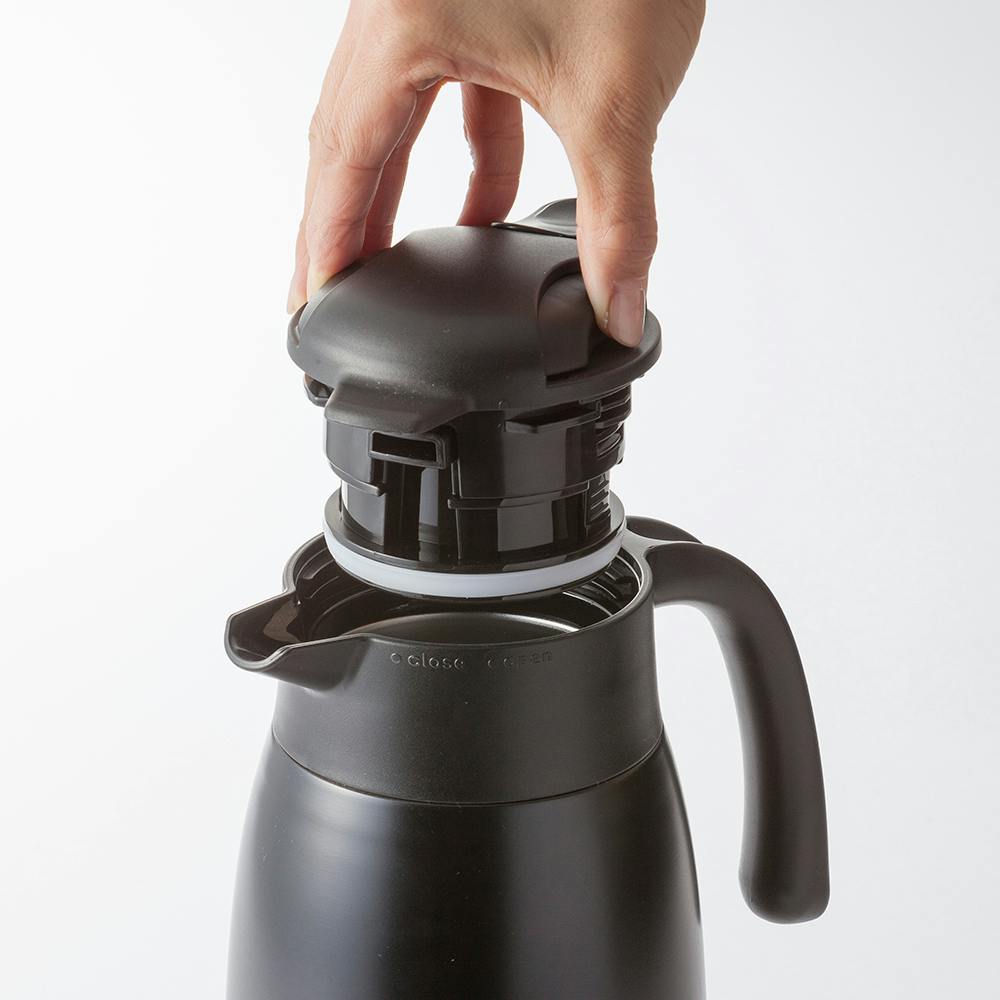 洗いやすいステンレス卓上ポット 1 5l ホームセンター通販 カインズ