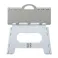 持ち運びしやすい折りたたみ踏み台 ホワイト