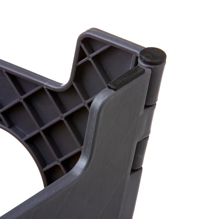 持ち運びしやすい折りたたみ踏み台 グレー