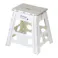 持ち運びしやすい折りたたみ踏み台 ハイタイプ ホワイト