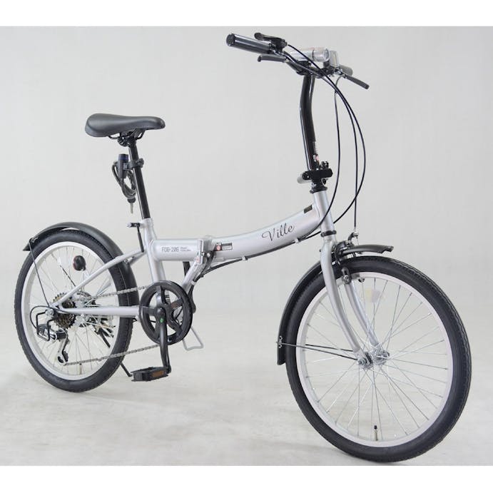【自転車】20折り畳みVilleG6カギ、ライト付きSV(販売終了)