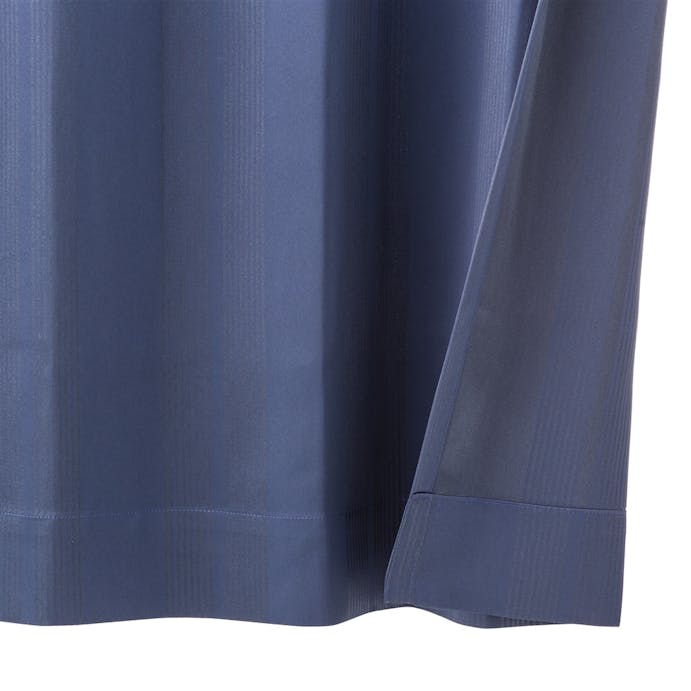 断熱・遮光 ブラウ ネイビー 100×135cm 4枚組セットカーテン