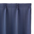 断熱・遮光 ブラウ ネイビー 100×200cm 4枚組セットカーテン
